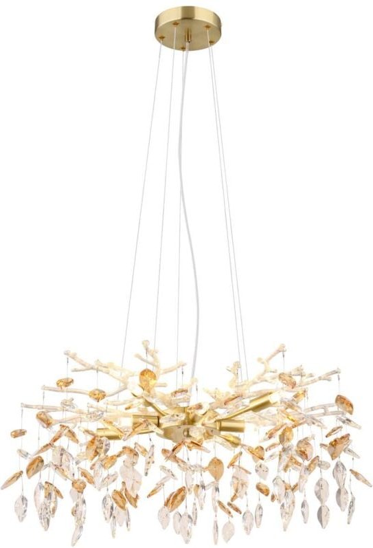 Globo - hängeleuchte - DANNA - gold - glas - Ø 61cm - G9 -