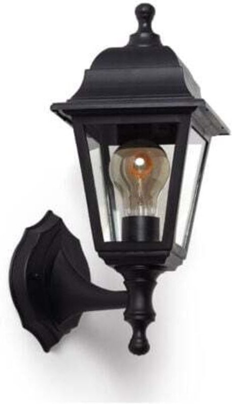 Wandleuchte Aussen Mini Villa Schwarz Schwarz