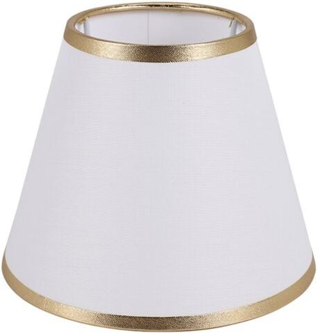 Trommel-Lampenschirm, staubdicht, Form, Stoff, Lampenschirm, Tischboden, Ersatz für Home Office, Weiß