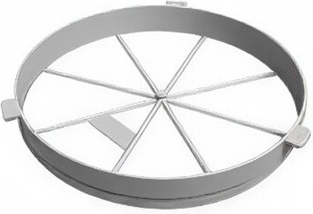 Einbauring für Strahler 200 mm AF30 Grau