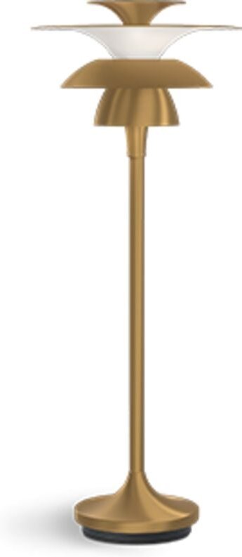 Picasso 46cm Tischlampe Altmessing, Einschaltkabel 1x G4