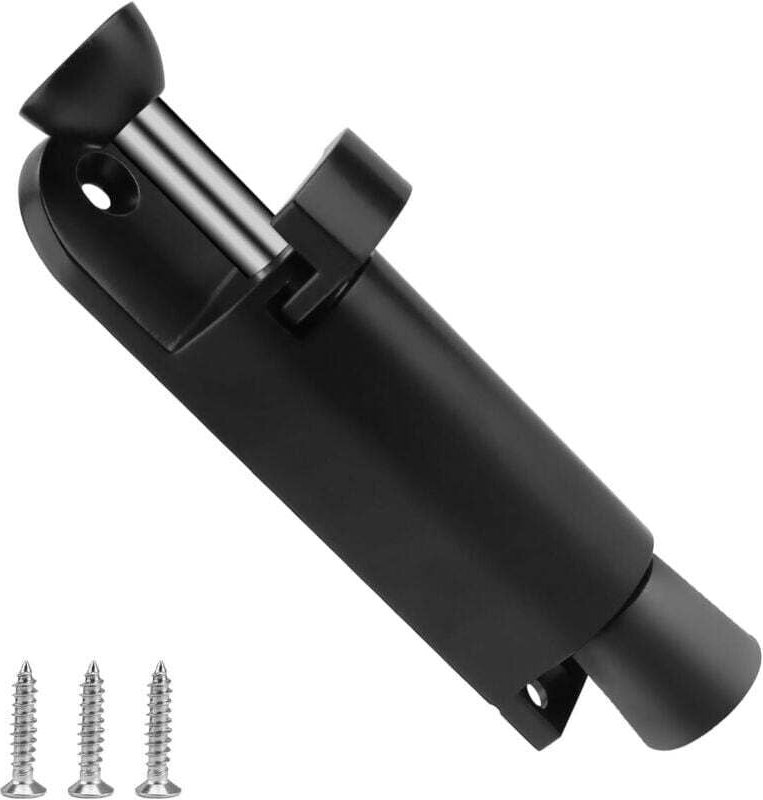 Vtizikl Tope de puerta de aleación de zinc, con pedal y interruptor de liberación, cerradura de piso para la mayoría de ...