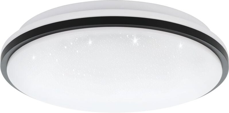 Led Deckenlampe Marunella-S, ø 34 cm, Kristall Deckenleuchte, Küchenlampe Decke aus Stahl, Aluminium und Kunststoff, Lam...