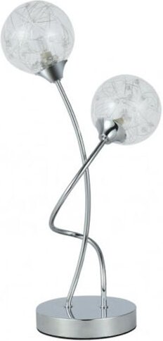 Tischleuchte rio de janeiro 2xg9 chrom 45x24x14 cm