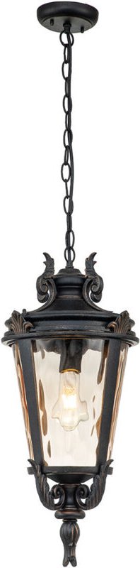 Baltimore - 1 leichte große Deckenlaterne im Freien, verwitterte Bronze, E27 - Elstead