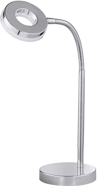 Reality Leuchten - Moderne led Schreibtischleuchte flexibel & biegsam rennes 1 flammig in Chrom