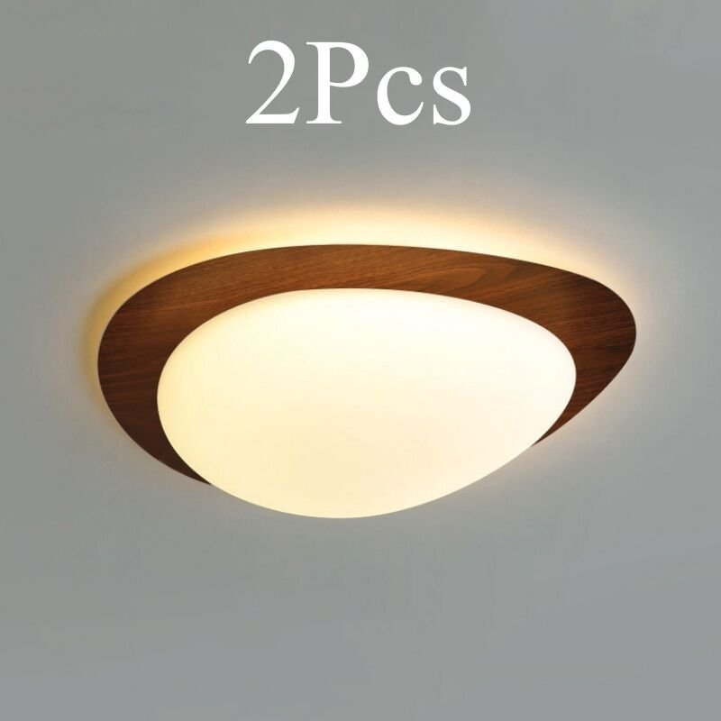 Led Deckenleuchte Kreative Deckenlampe Metall Acryl Deckenbeleuchtung Dekoration Schlafzimmerlampe Warmweißes Licht - 2P...