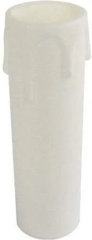 Weiße Kerze E14, Höhe 6.5cm