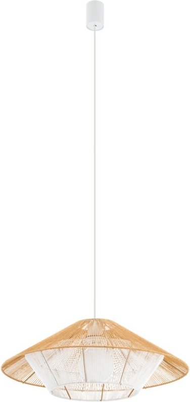 Hängelampe Japandi 1 E27 Naturholz Nowodvorski 11156