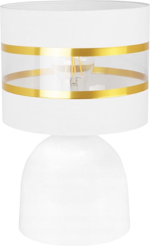 Nachttischlampe, Eleganter Goldener Lampenschirm, 20 Cm