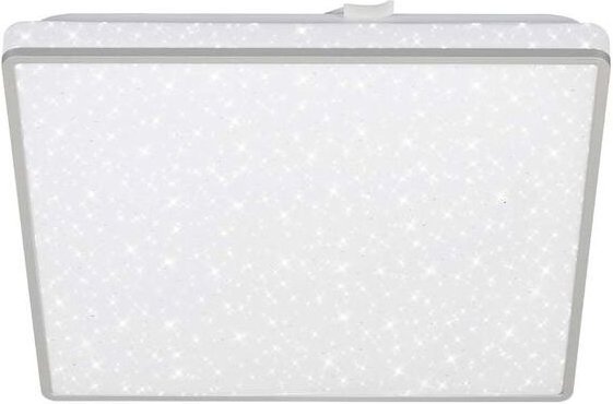 Brilo - led Deckenleuchte Sternenhimmel Backlight Kinderzimmer flach 15W chrom ner