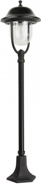 Retro Gartenstehleuchte 117 cm 1xE27 schwarz IP43 SU-MA Prince K 5002/2/O