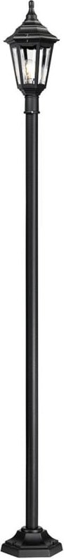 Elstead - Kinsale - 1 Licht Außenlaternenpfahl Schwarz IP43, E27