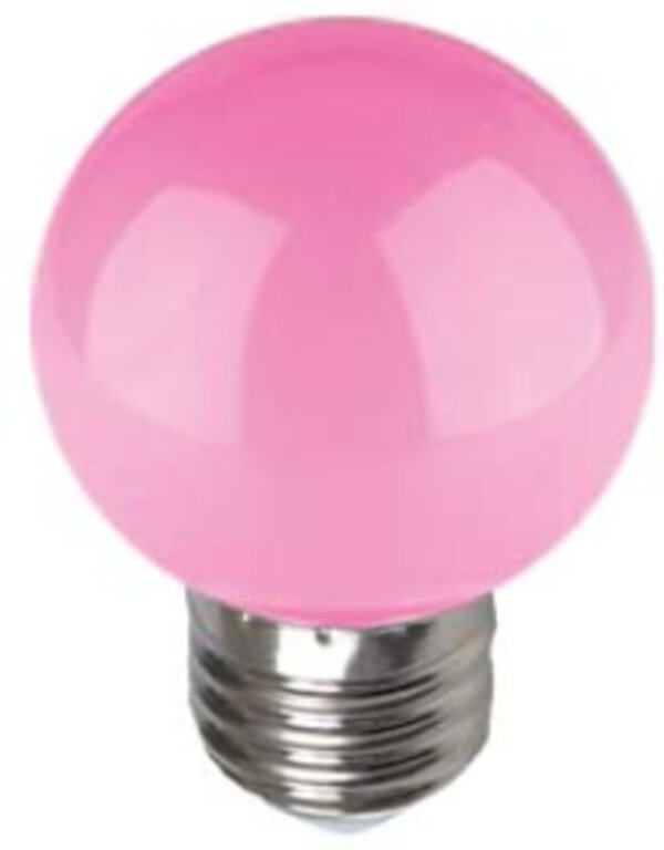 Led-lampe e27 1w rosa fai - 5188/ros