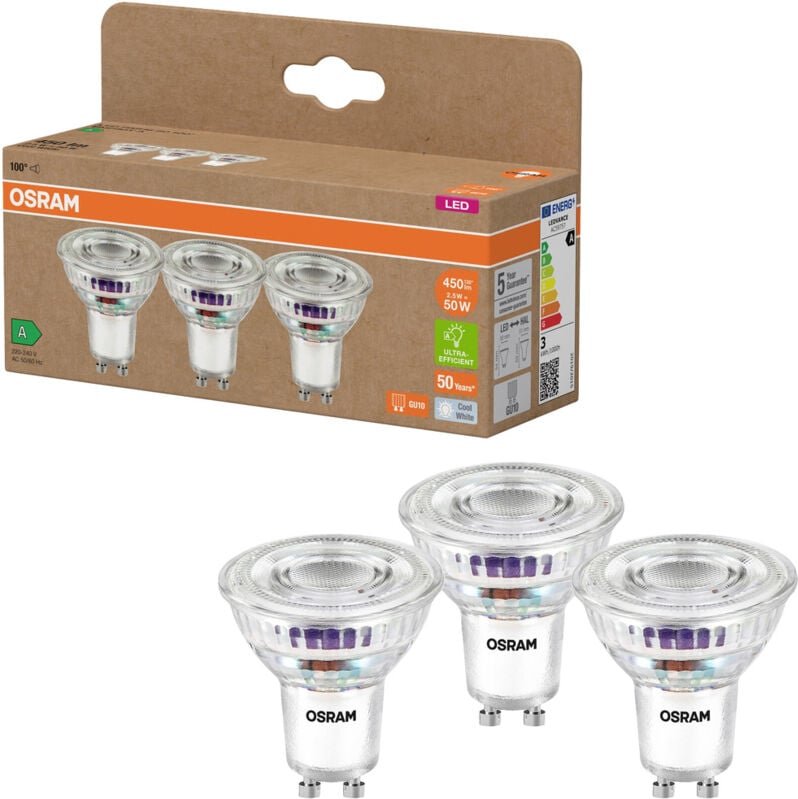 Thumbnail - OSRAM 4099854277924 LED-Reflektorlampe EEK A (A - G) GU10 Reflektor 2.5 W = 50 W Neutralweiß (Ø x H)