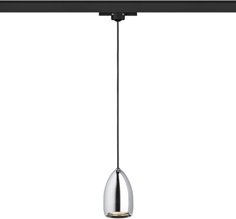 Lampadario BABADES per binario trifase cromo 230V GU10 35W