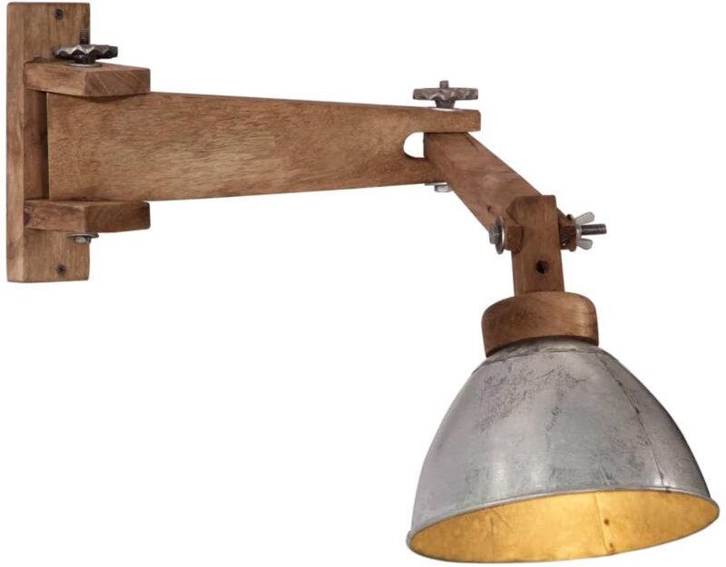 Wandleuchte 25 W Vintage Silbern E27 vidaXL