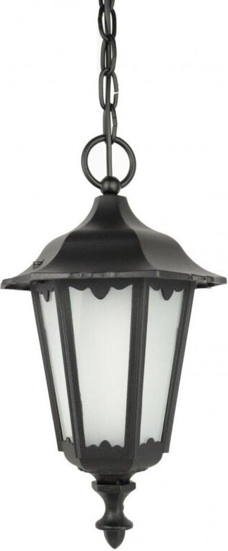 Außenhängeleuchte 21 cm Durchmesser 1xE27 schwarz IP43 SU-MA Retro K 1018/1/M