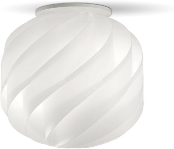 Linea Zero - Weiße Deckenleuchte Cm. 25 x 24 Std