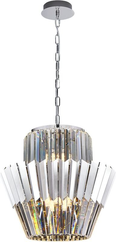 DONNA CHROME Kronleuchter 9xE14