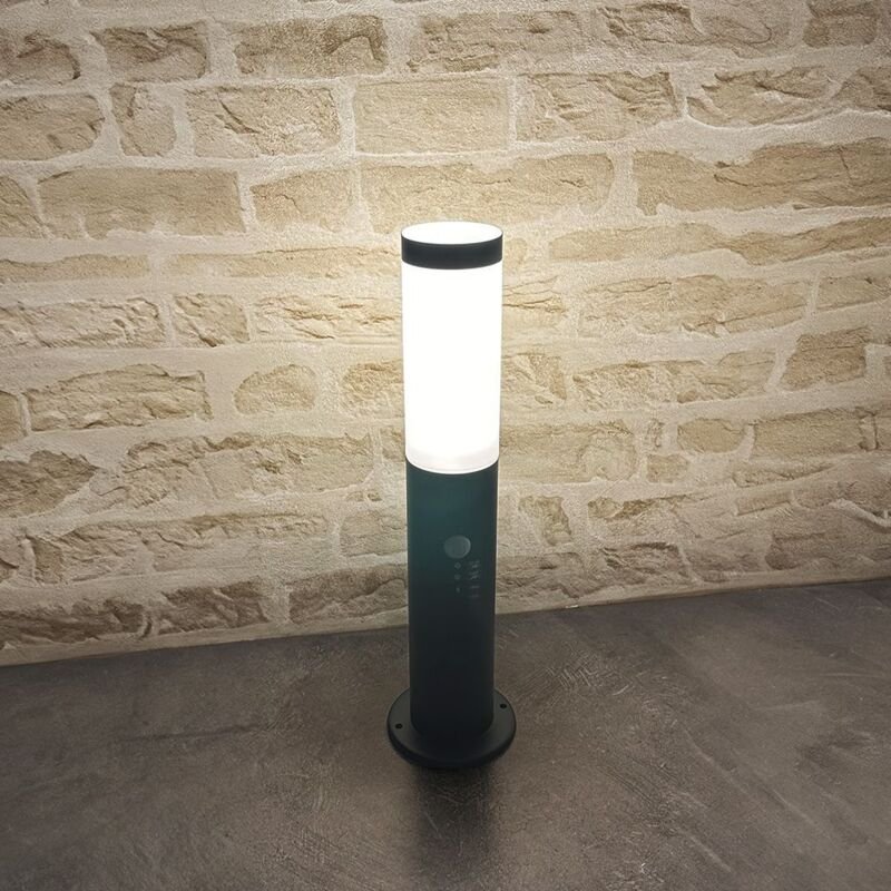 Gartenpollermelder E27 valente Anthrazitgrau