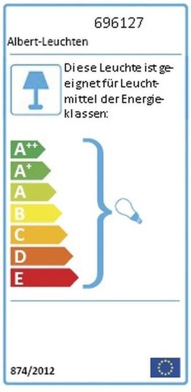 Albert WANDLEUCHTE 1X75W E27 IP44 (696127 +BWM 21S108)