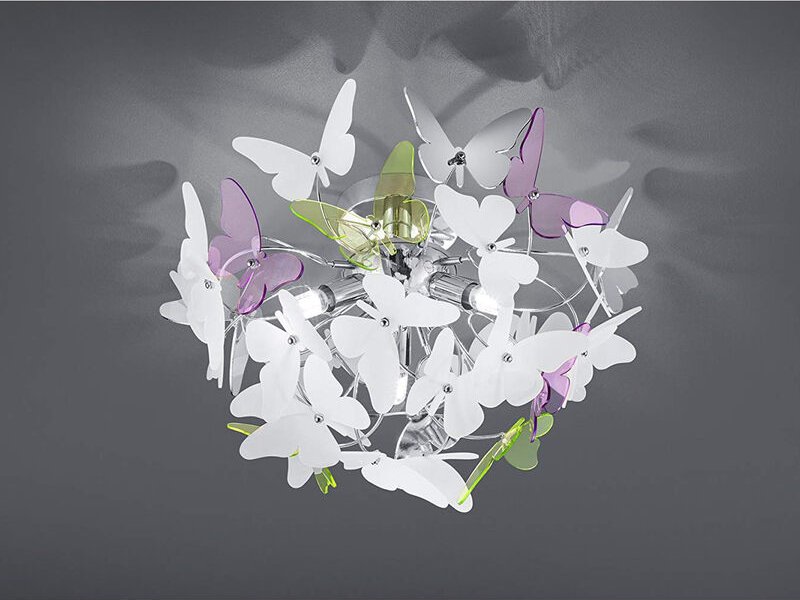 Ausgefallene led Deckenleuchte im Schmetterlingdesign ø 45cm