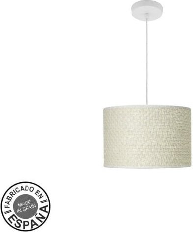 Modeanhänger 1xe27 weiß/braun weiß regx30x3