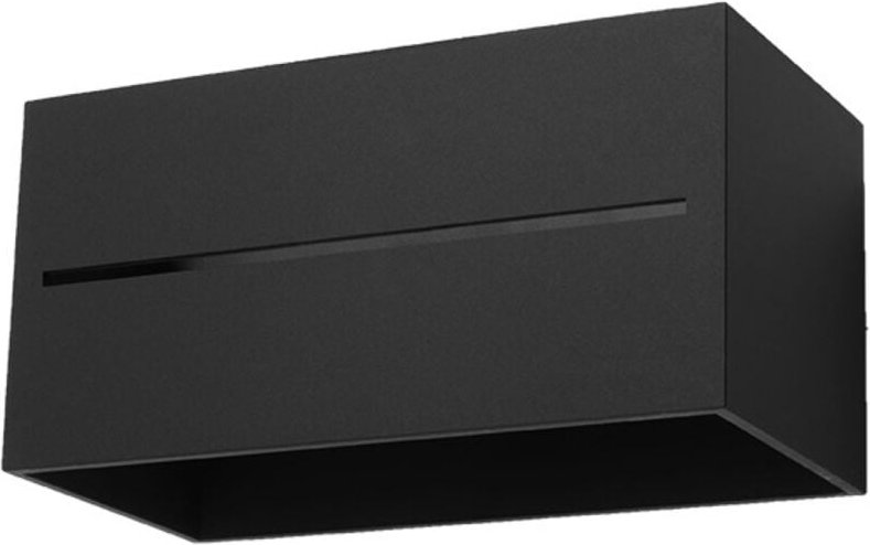 Basalt Wandleuchte 2 G9 Schwarzes Alu Lumilo 05.123.30