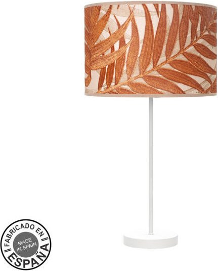 High Fashion Tischlampe 1xe27 weiß/Blattkessel 63x30 x30 cm