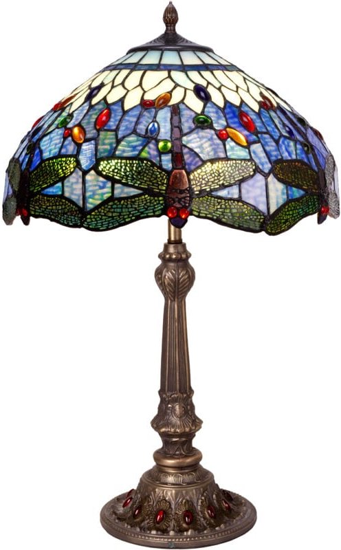 Tischlampe mit größerem Durchmesser, 40 cm, Serie Belle Epoque