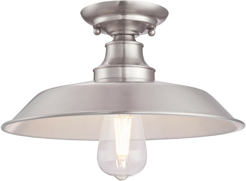 Westinghouse - Deckenleuchte Iron Hill Nickel gebürstet l