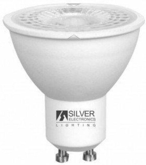 Tecnoweld - led glühbirne silber electronic eco dichroic 5w=35w - gu10 - 3000k - 38º - 381 lm - warmes licht - a+