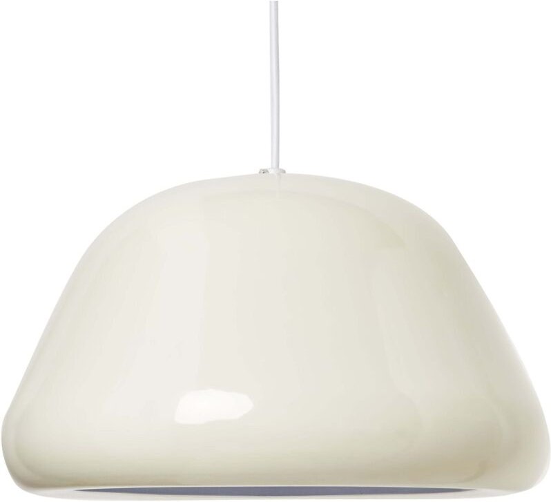 Beliani - Hängelampe Hellbeige Metall Glänzend Vintage Stil Pendelleuchte