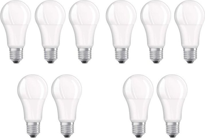 10x Bellalux LED-Lampe E27 cla 13W Cool Daylight 6500K