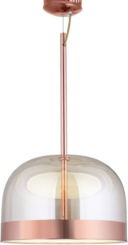 Hängelampe Lumineca Raychel 36x24 cm Gold Rosa