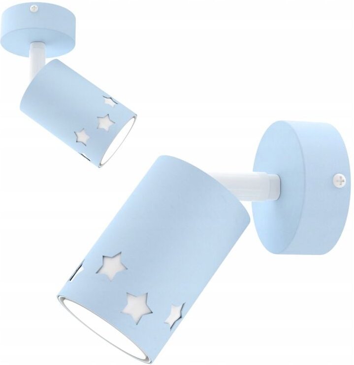 Kinder-Deckenleuchte Spot Für Jungen Led Blau Sterne