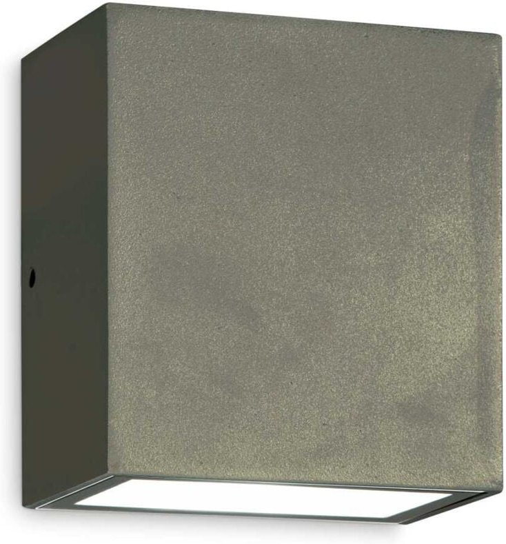 Ideal Lux ARGO Integrierte LED-Wandleuchte für den Außenbereich, Anthrazitgrau, 590 lm, 3000 K, IP65