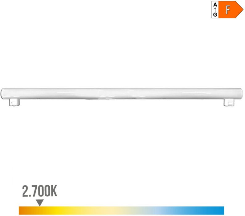 LINESTRA LED 2 Fassungen S14S 18W 1450lm 2700K WARME LICHT 3x100cm EDM
