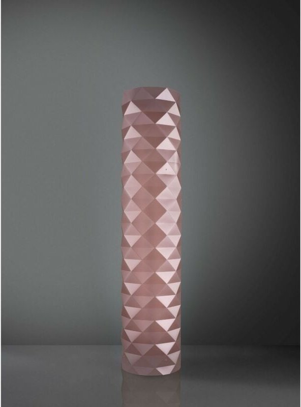 Rosa Metall Metall Stehlampe cm. 27 x 123 Std