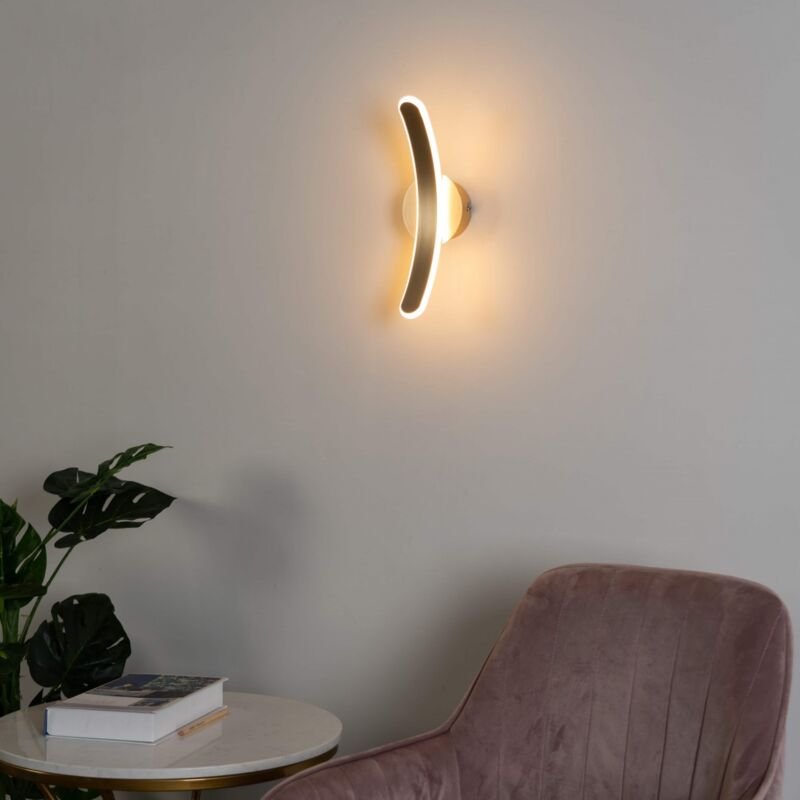 Wandleuchte LED-Design in Bronze Bogen - Dawn