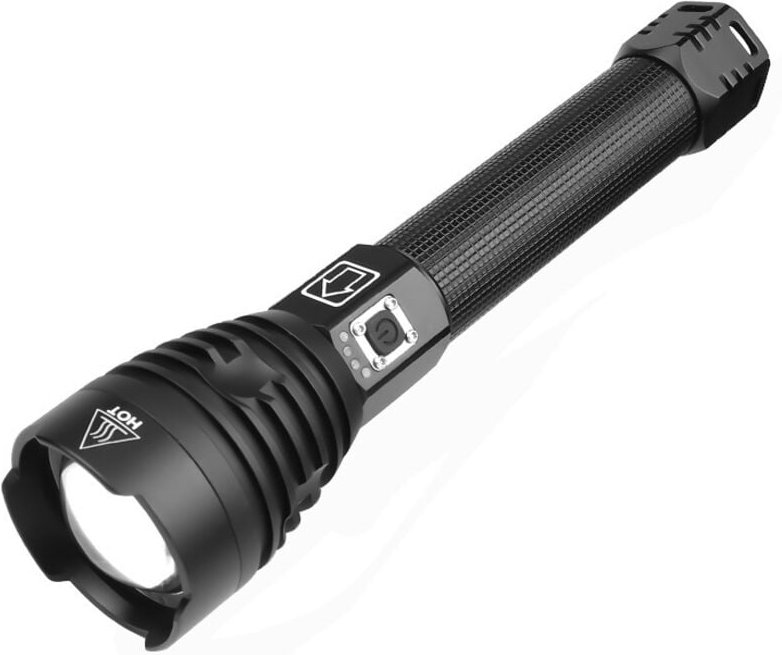 Thumbnail - LED-Taschenlampe, 10.000 Lumen, extrem leistungsstarke XHP90-Taschenlampe, verstellbare, zoombare, wasserdichte Taschenl...
