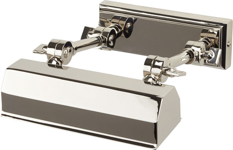 Chawton - 1 Licht Wandleuchte aus kleinem Bild, Nickel poliert, E14 - Elstead