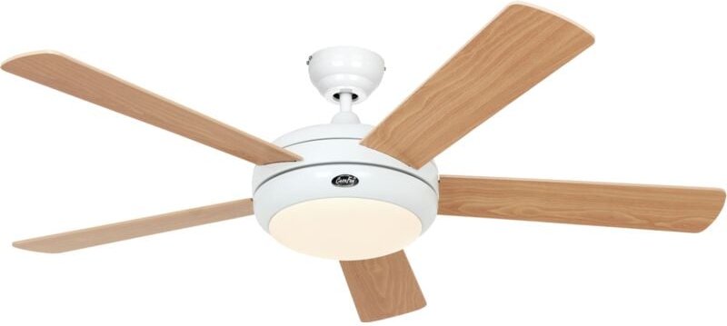 Deckenventilator Titanium Weiß 132 Buche / Kiefer