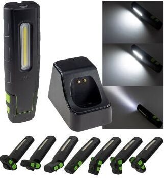 Led Stableuchte Akku 'FlexiLED 880', Magnetfuß, 10W