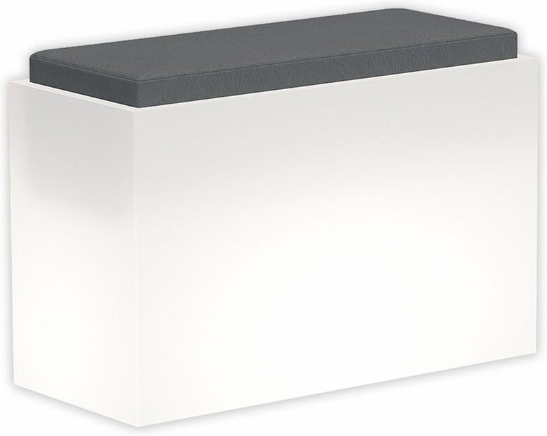 Leuchtende Sessel Roomy Bright mit LED-Pouf 'Made in Italy' für den Außeneinsatz -Mehrfarbig / Batterie