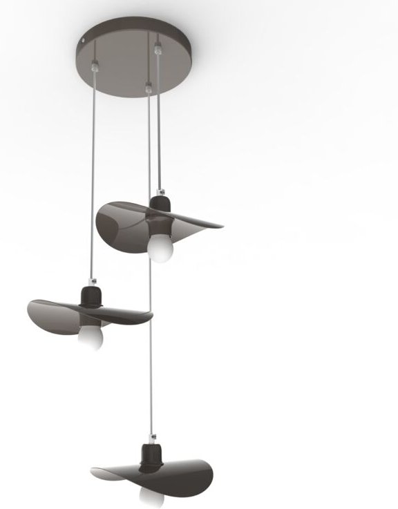 Piuma Pendelleuchte Cascade Glanzende - Lumicom