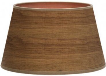 Lampenschirm salma e27 dunkel holz 25dx20dx15h