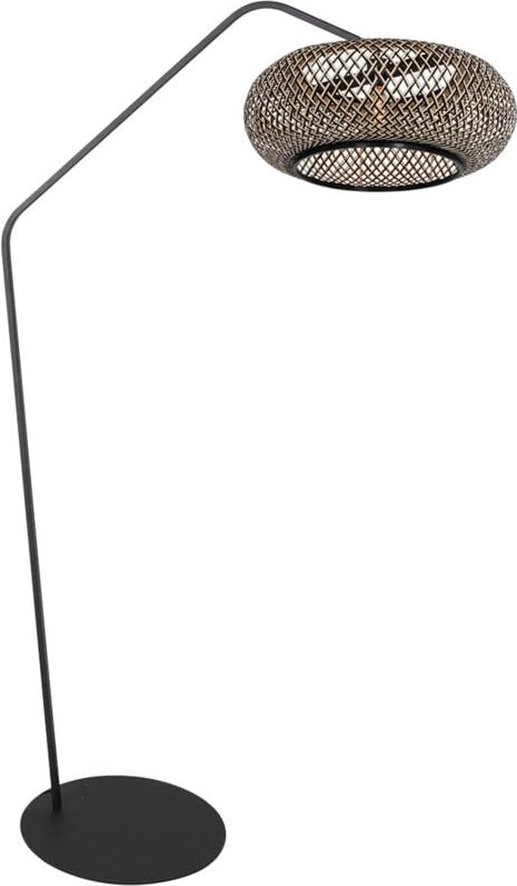 Anne Lighting - stehlampe - ZigZag - natürlich schwarz - bambus