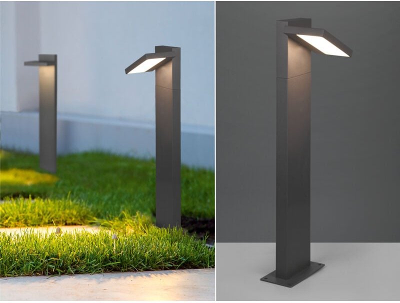 Trio - led Sockelleuchte horton schwenkbar in Anthrazit, Höhe 50cm